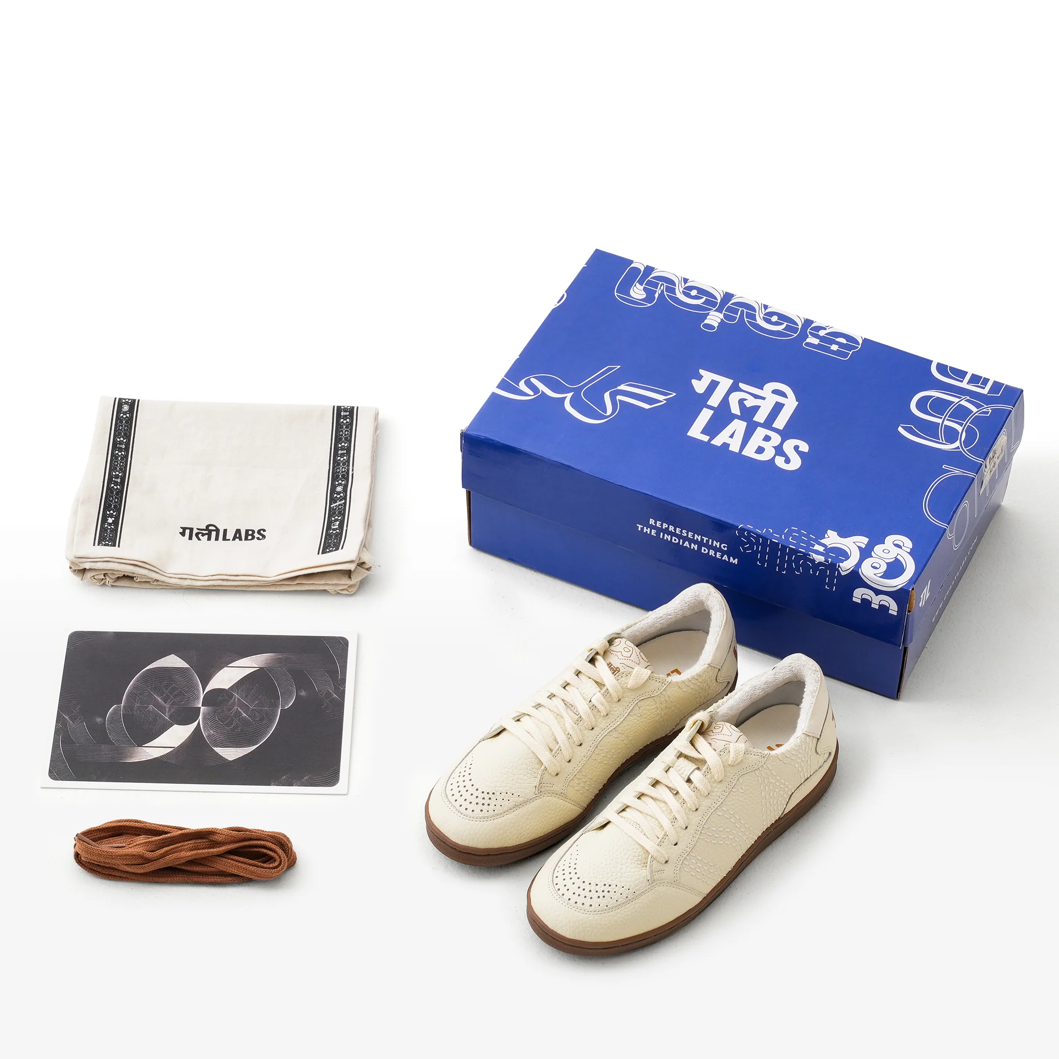 Gully Number 001 - Dvaita Calico White for Women - Image 3